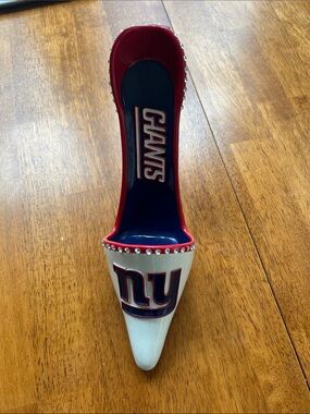 NY Giants High-Heel Wine Bottle Holder